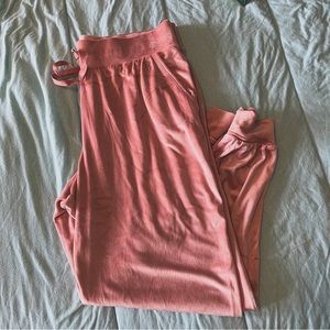 VS Pink Jogger Pants, XL